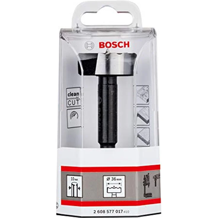 Bosch Forstnerbohrer DIN 7483 G, 36 x 90 mm, d 10 mm, zahnförmiger Schnitt für glattes Bohren in Holz – Bild 3
