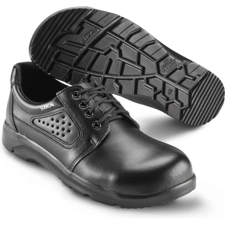 Sika Optimax Sicherheitsschuh Schnürschuh, atmungsaktives Permair® Leder, Ze Schutz, schwarz, Größe 46 – Bild 1