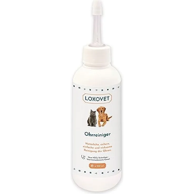 Loxovet Ohrenreiniger 100 ml - für die Reinigung und Pflege der Ohrenpartie