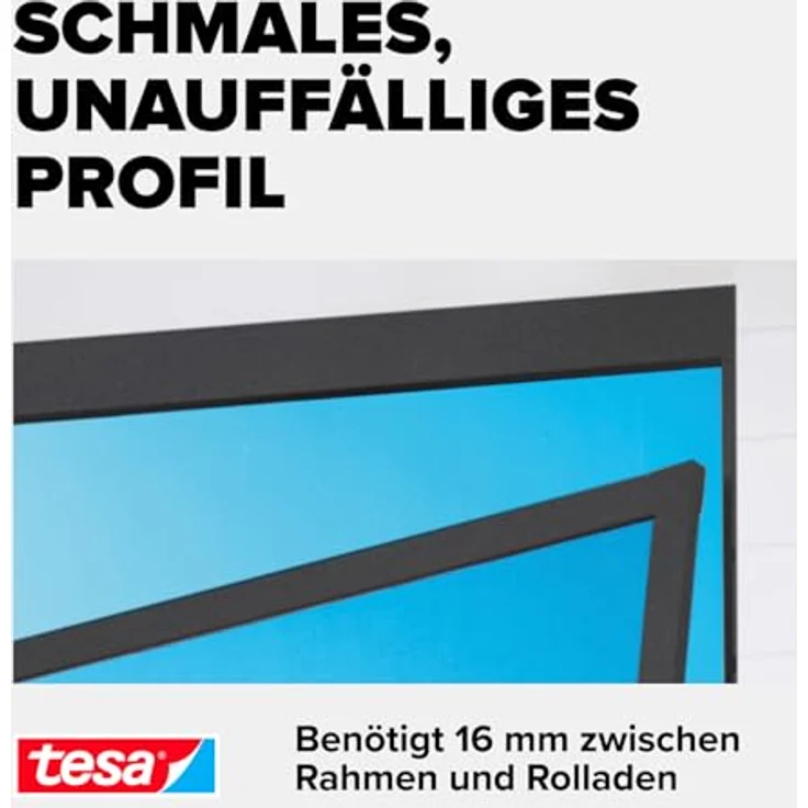 tesa Fliegengitter ALU COMFORT Türen, 1,00 m x 2,20 m – Bild 6