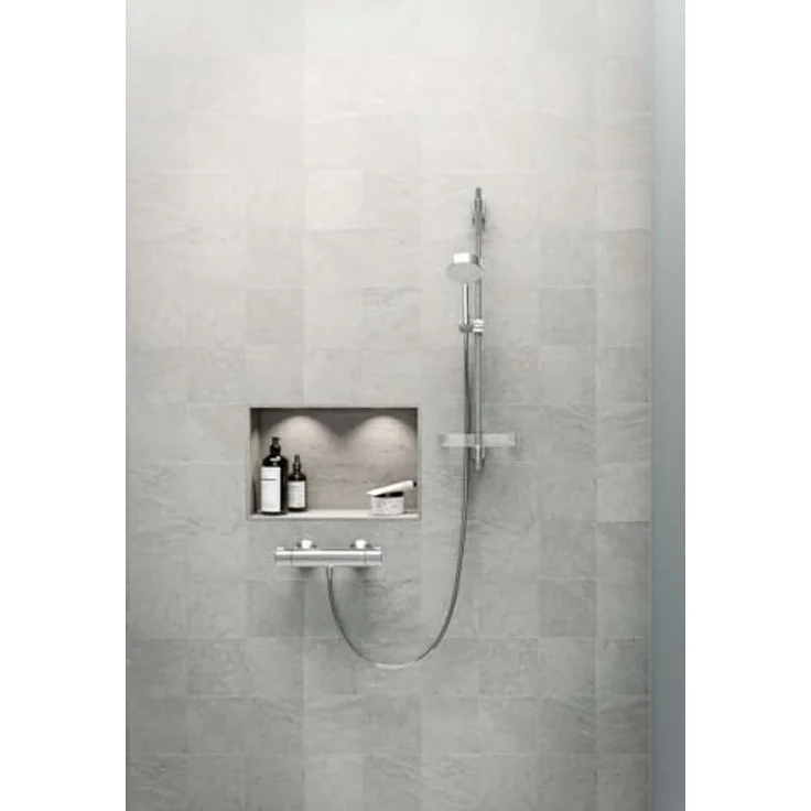 Hansa Hansamicra Duscharmatur, mit Sicherungseinrichtung, Eco-Funktion, vertauschte Kalt-/Warmwasseranschlüsse, 58152171 – Bild 3