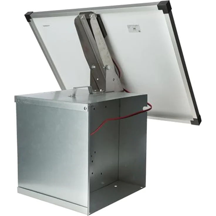 Kerbl Metallbox-Montageset für 45W & 100W Solarmodule, korrosionsbeständiger Edelstahl, inklusive notwendiger Montagekomponenten – Bild 3