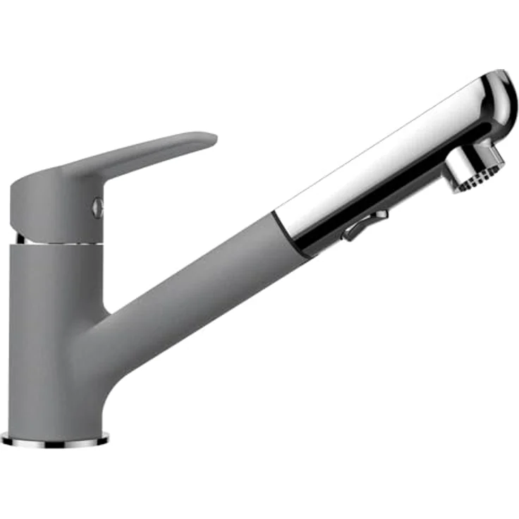 Schock Spültischarmatur Daja, chrom, Maße 20,1 cm Breite, 16,2 cm Höhe, Auslaufhöhe 11,4 cm – Bild 1