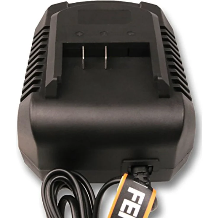 FERM CDA1097 22V - 1.5Ah Batterieladegerät, kompatibel mit Modell CDA1097, kompakte Maße 8x18x11,5 cm – Bild 2