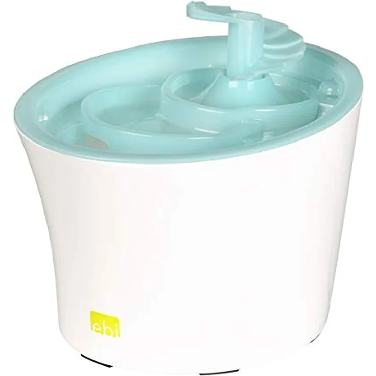 Europet-Bernina Trinkbrunnen Tugela, Pet Water Feeder für Katzen, 3 l, blau, mit aktivem Wasserkreislauf und 2 Aktivkohlefiltern – Bild 1