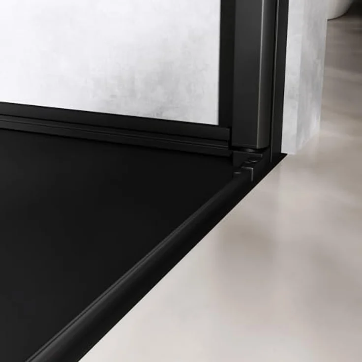 doporro Dusch-Drehtür Nischentür Teramo36K Klarglas inkl. NANO-Beschichtung, 80x195 cm, Einscheibensicherheitsglas – Bild 6