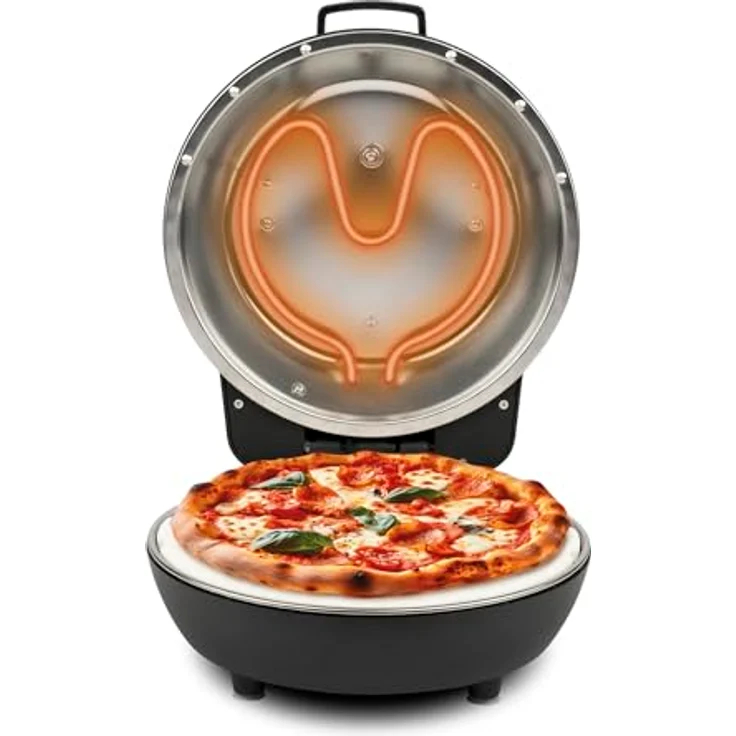 G3Ferrari Pizzaofen G10199 Pummarola, bis 420 °C, Wendestein, individuell schaltbare Ober- und Unterhitze – Bild 2
