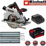 "Einhell Akku-Handkreissäge TP-CS 18/190 Li BL 18V, Profi-Säge mit bürstenlosem Motor und LED-Beleuchtung"