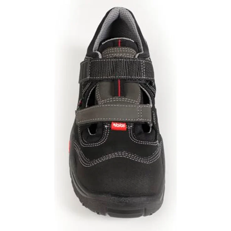 Jalas 1605 Sicherheits-Sandale E-Sport S1P SRC ESD, leicht und atmungsaktiv, mit Aluminium-Schutzkappe, rutschfester PU-Außensohle, in schwarz, Größe 39 – Bild 3
