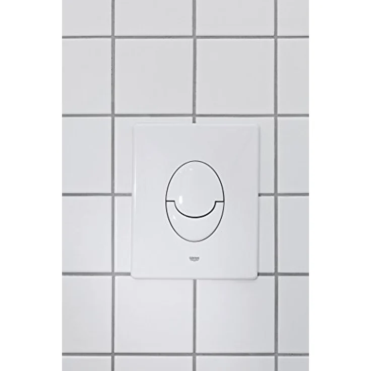 GROHE Skate Air, WC Abdeckplatte mit 2-Mengen-Betätigung, senkrechte Montage, alpinweiß, 38505SH0 – Bild 4