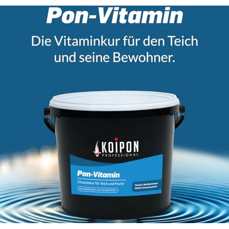 KOIPON Pon-Vitamin 2,5 kg Vitaminkur mit Mineralien für gesunde Koi, stärkt das Immunsystem und fördert die Laichfreudigkeit – Bild 4