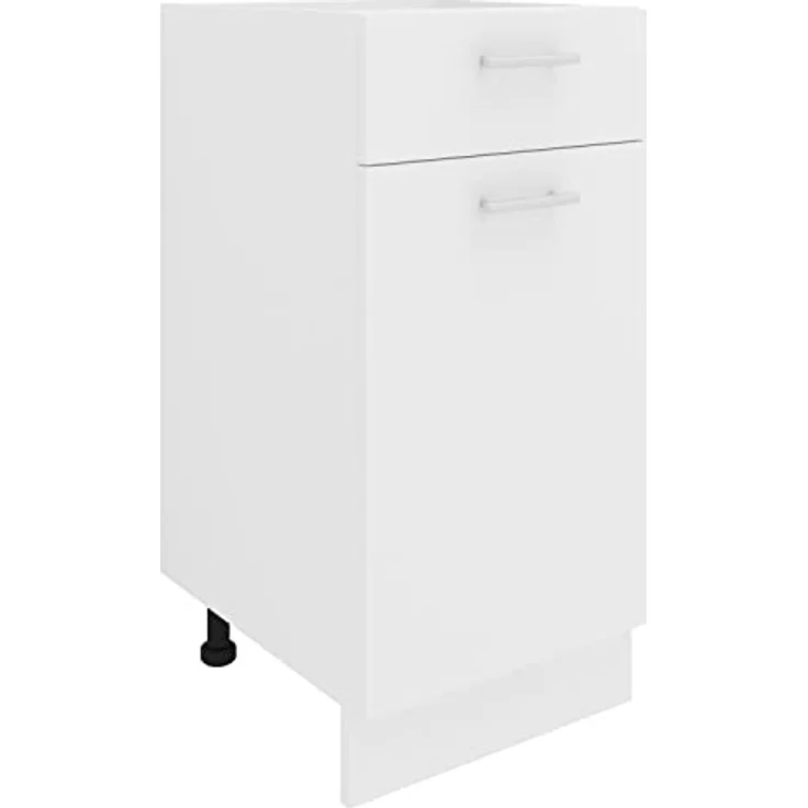 VCM Unterschrank, 1 Tür, 1 Schublade, Holzwerkstoff, Weiß, OneSize – Bild 1