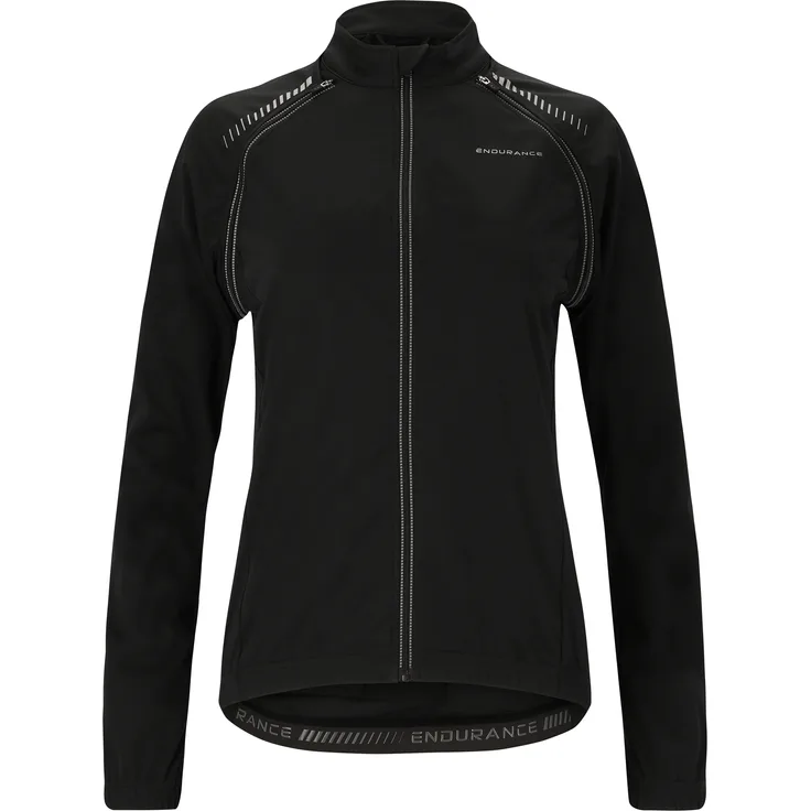 Endurance Radjacke Wadie mit praktischen Reflektoren 1001 Black 38, Damen Arbeitsjacke mit wasserdichter Membran