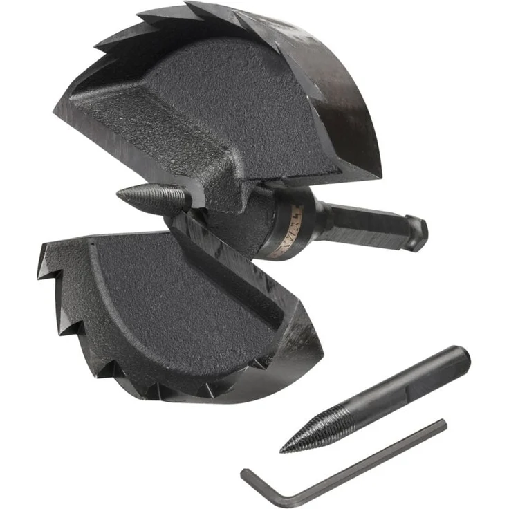 Dewalt Forstnerbohrer Rapidbohrer DT4590-QZ, 117 mm, extra scharf mit 3 Schneidkanten und Sechskant-Aufnahme