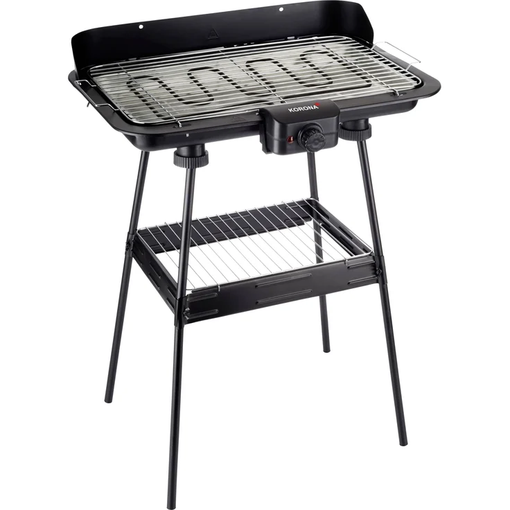 KORONA 46221 Elektrischer Standgrill mit XXL-Grillrost 2200 W Windschutz große Grillfläche – Bild 6