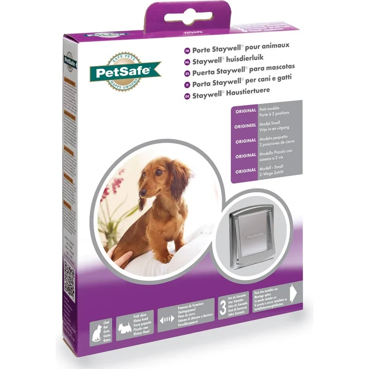 Nobby Katzentür 737 Staywell PetSafe grau transparent 23,6 x 19,8 cm