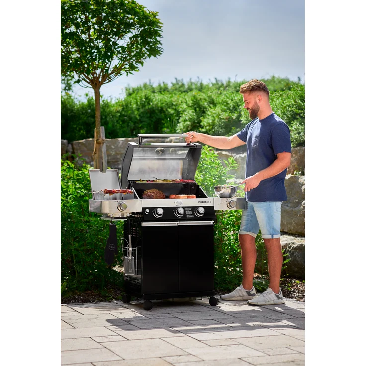 RÖSLE Grillspieße, Doppelspieße zur Zubereitung von Schaschlik und Gemüse, 4 Stück, 33 cm, Edelstahl 18/10, spülmaschinengeeignet – Bild 7