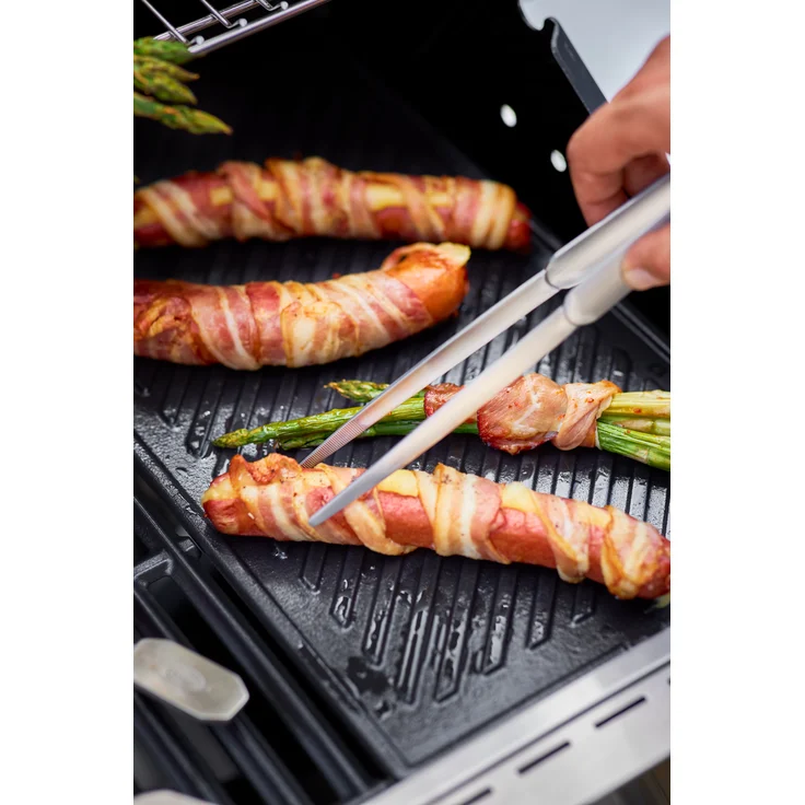 RÖSLE Spitzzange, Hochwertige Zange zum gezielten Greifen und Wenden von Speisen beim Grillen oder Braten, Edelstahl 18/10, matt – Bild 3