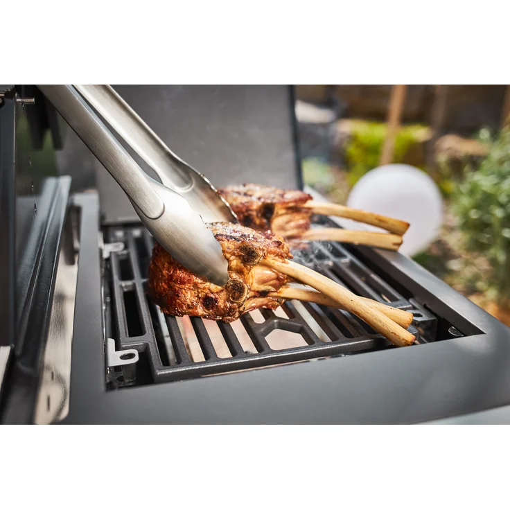 RÖSLE Barbecue-Grillzange, Hochwertige Grillzange mit patentiertem Verschlusssystem zum Grillen, Kochen und Servieren, 43 cm, Edelstahl 18/10, spülmaschinengeeignet – Bild 6