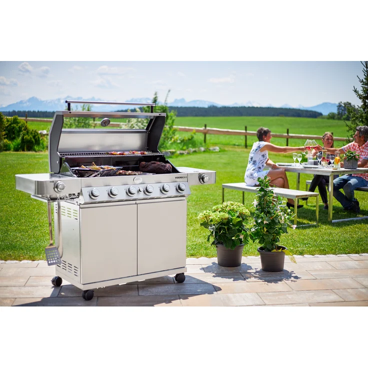 RÖSLE Grill- und Gemüsepfanne, Hochwertiger Grillkorb aus Edelstahl 18/10 mit Lochung, grill- und backofengeeignet, spülmaschinengeeignet – Bild 6