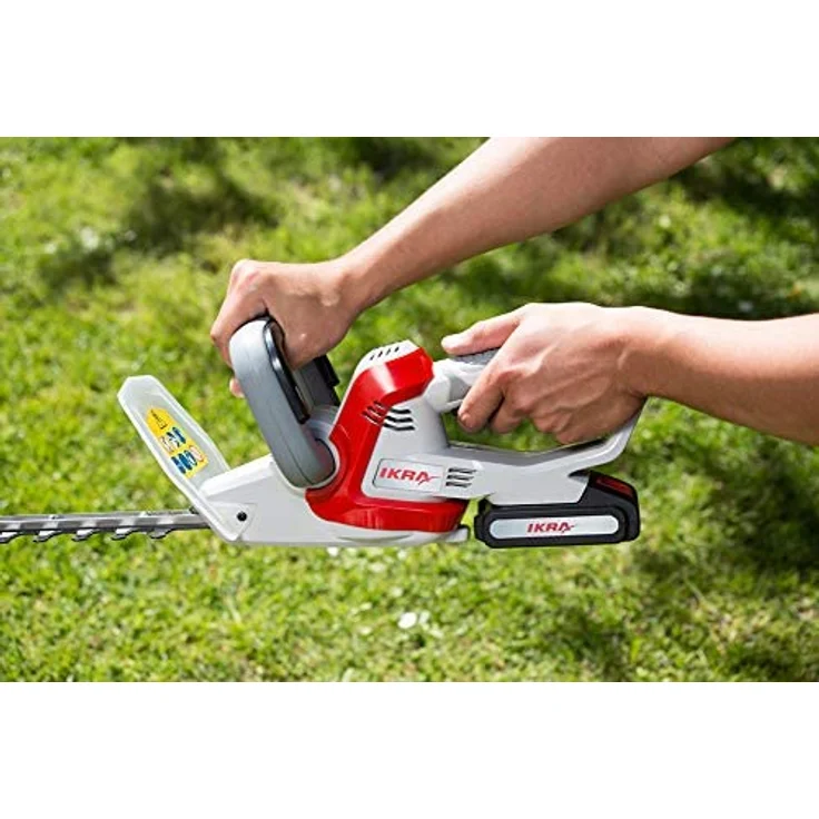 IKRA Akku Heckenschere IAHS 20-1, 2,0 Ah Akkukapazität, inklusive Akku 20 V & Ladegerät, Schnittlänge 54 cm – Bild 3