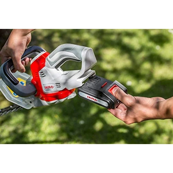 IKRA Akku Heckenschere IAHS 20-1, 2,0 Ah Akkukapazität, inklusive Akku 20 V & Ladegerät, Schnittlänge 54 cm – Bild 4