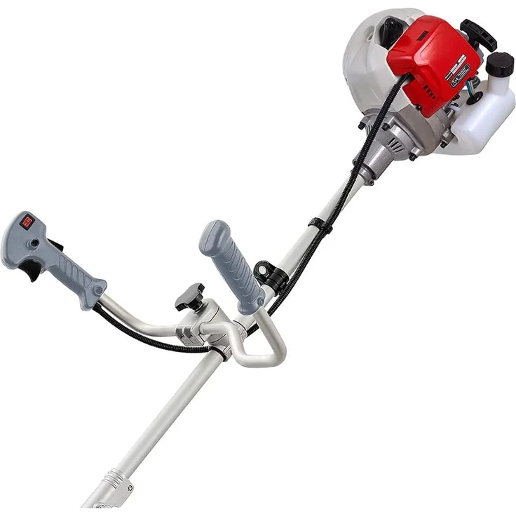 IKRA Benzin Freischneider Trimmer IBF 43 inkl. Fadenspule 3-Zahn-Messer & Schultergurt, Schnittbreite: 45 cm, 1100 Watt Leistung – Bild 2