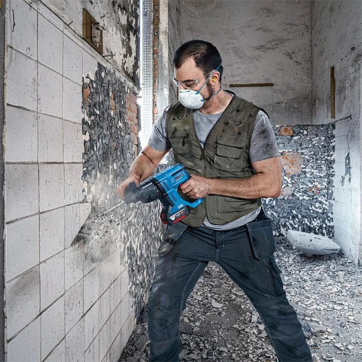 Bosch Professional Akku-Bohrhammer mit SDS plus GBH 18V-21 mit L-BOXX – Bild 7