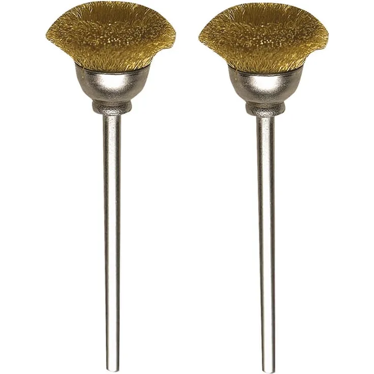 Proxxon Topfbürsten, Messing, 13 mm, 2 Stück, 28963