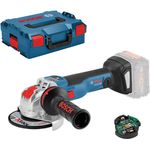 Bosch Professional Winkelschleifer GWX 18V-10 SC L-Boxx ohne Akku ohne Ladegerät X-LOCK 125 mm Akku