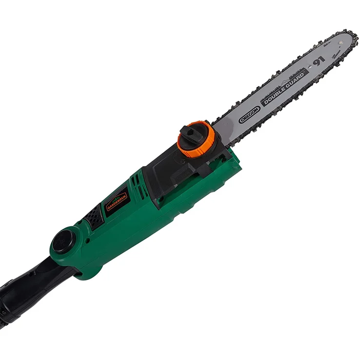 Gardebruk Elektro Astsäge 750 W 26 cm Schwertlänge 4m Arbeitshöhe verstellbar Teleskop Kettensäge Hochentaster – Bild 2