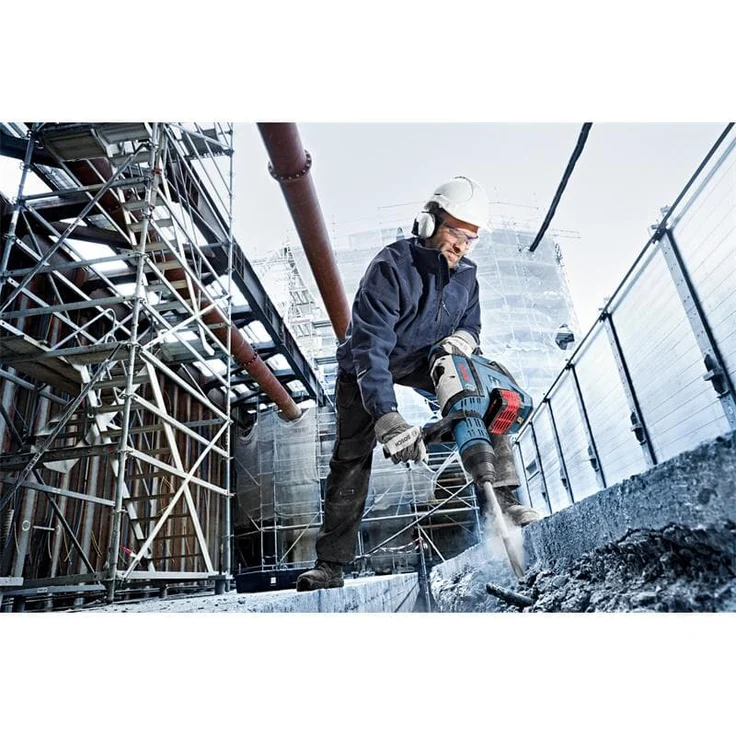 Bosch Professional GBH 18V-45 C Akku-Bohrhammer BITURBO SDS max 12,5 J ohne Akku ohne Ladegerät im Koffer – Bild 7