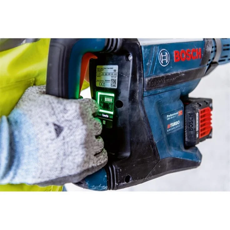 Bosch Professional GBH 18V-45 C Akku-Bohrhammer BITURBO SDS max 12,5 J ohne Akku ohne Ladegerät im Koffer – Bild 9