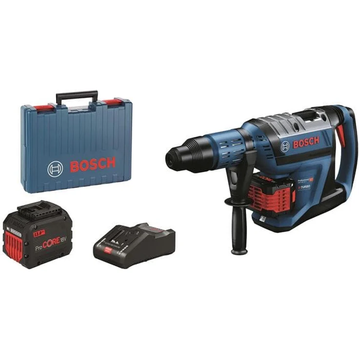 Bosch Professional GBH 18V-45 C Akku-Bohrhammer BITURBO SDS max 12,5 J 2 xAkku ProCORE18V 12Ah im Koffer – Bild 1