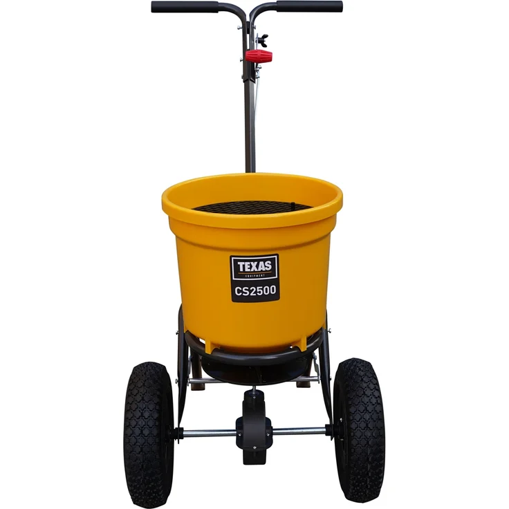 TEXAS CS2500 Streuwagen Handstreuwagen für Gras Saatgut Dünger Salz 25l – Bild 4