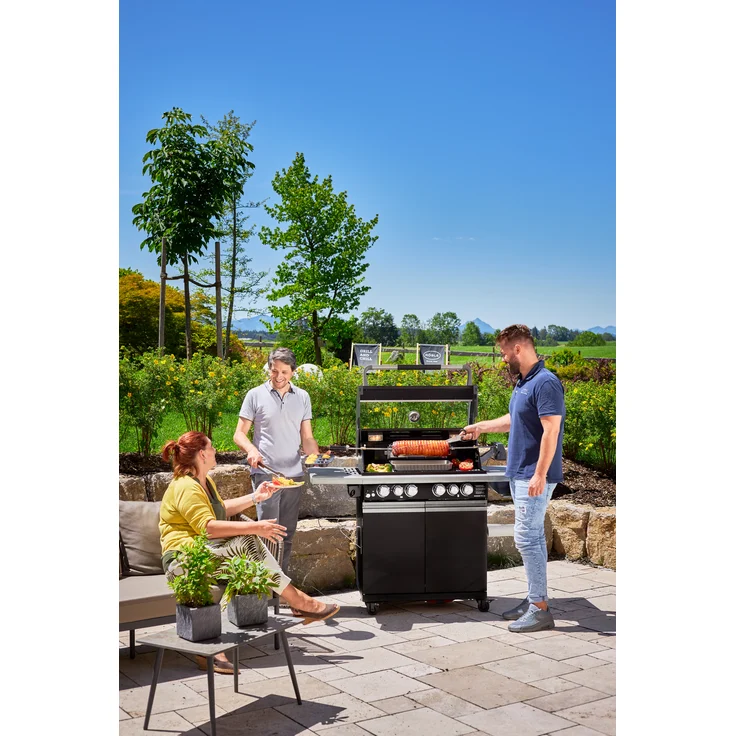 RÖSLE Premium Barbecue-Grillzange, Hochwertige Grillzange mit großer Wendefläche, patentiertes Verschlusssystem, Edelstahl 18/10, spülmaschinengeeignet – Bild 6