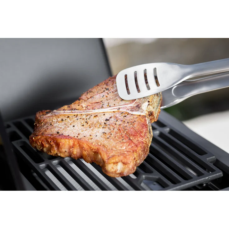 RÖSLE Premium Barbecue-Grillzange, Hochwertige Grillzange mit großer Wendefläche, patentiertes Verschlusssystem, Edelstahl 18/10, spülmaschinengeeignet – Bild 2