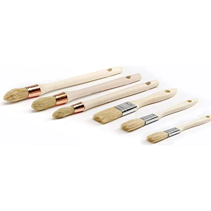 NESPOLI 6-teiliges Profi-Pinsel-Set – Bild 3