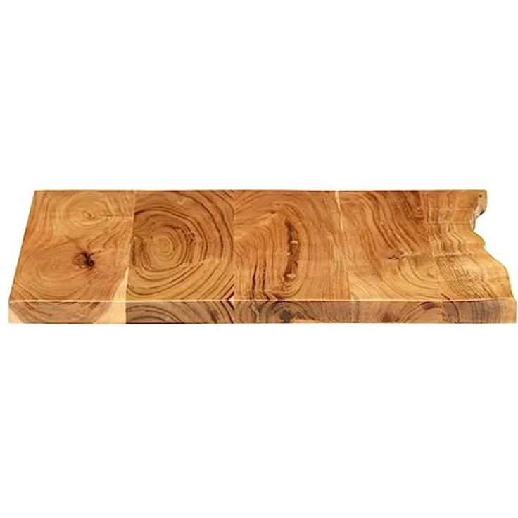 vidaXL Badezimmer-Waschtischplatte Massivholz Akazie 60 x 55 x 2,5 cm – Bild 5