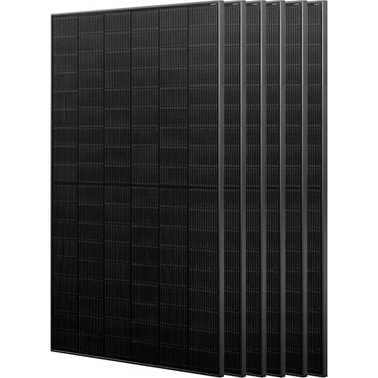 JA SOLAR N-Typ Bifaziales Glas-Glas Solarmodul 455W, 22.8% Effizienz, full black, IP68, für maximale Energieausbeute