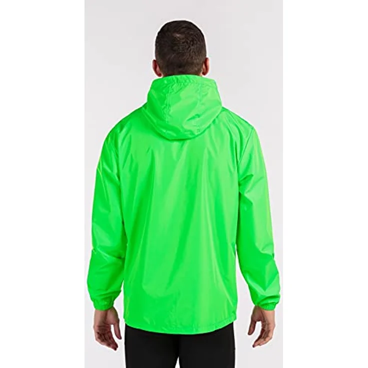 Joma Running Night, Herren Laufjacke mit verstellbarer Kapuze und reflektierendem Logo, Grün, Größe L – Bild 3