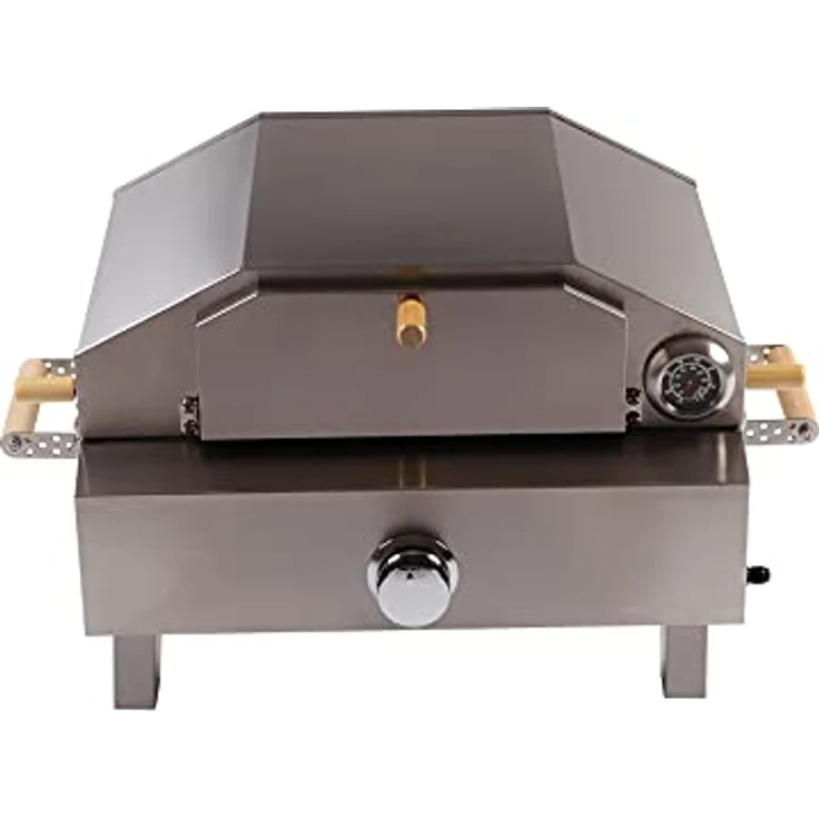 Tisch Gas Pizzaofen Grill Bologna 3,5 kW max Temperatur 300 Grad Piezozündung - Preisvergleich – Bild 2