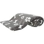 Trixie Kenny Decke, Plüsch, 75 × 50 cm, grau