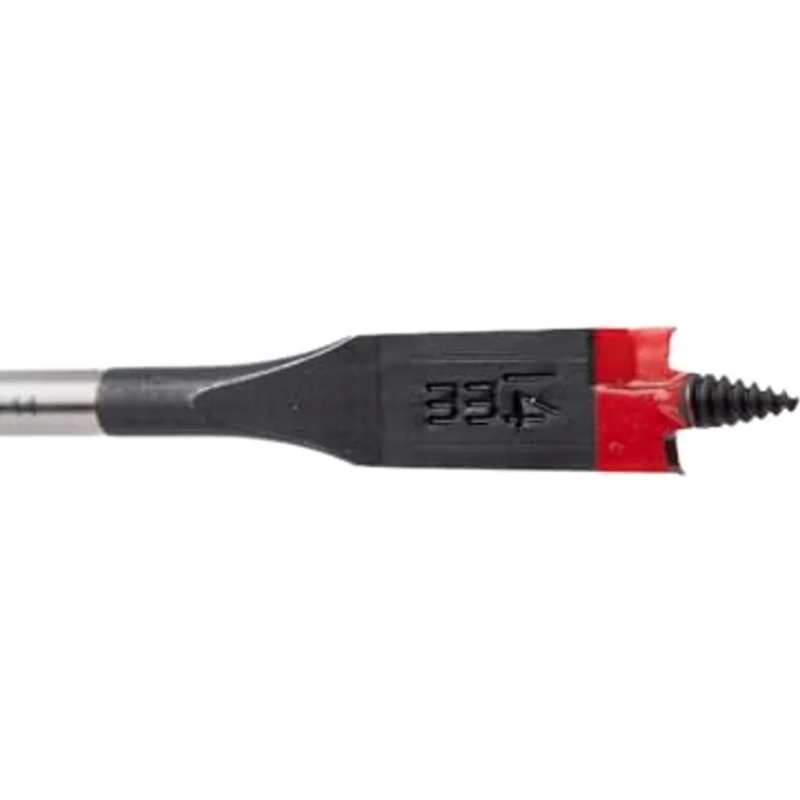 C.K Tools Vorteck Flachfräsbohrer 14 mm x 152 mm, Selbstziehende Gewindespitze, 1/4 Zoll Hex Quick Lock Schaft, für Holz und Kunststoff, Carbonstahl, CK T2953-14 – Bild 5