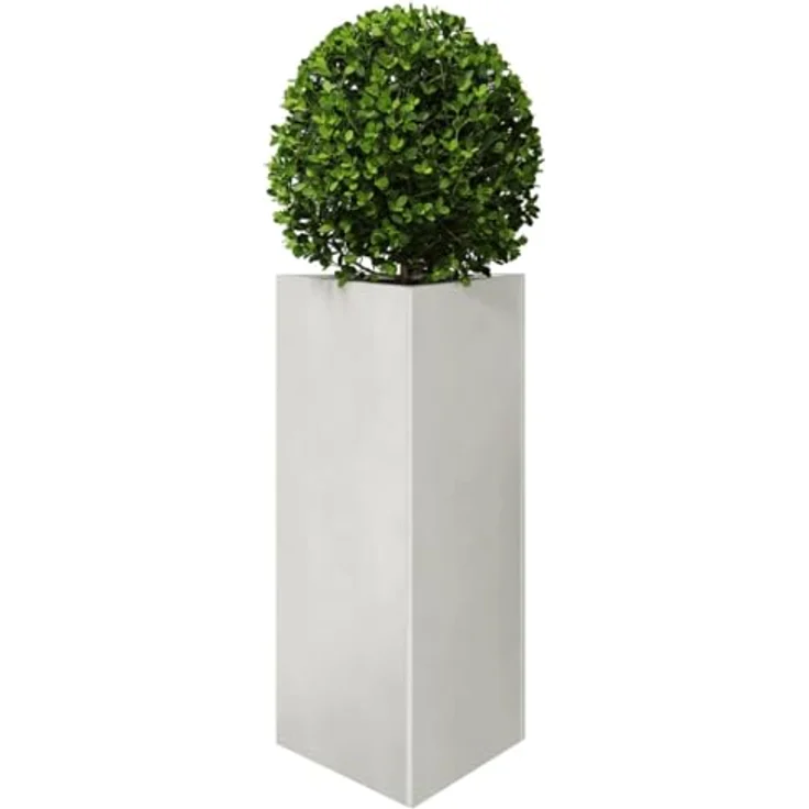 vidaXL Pflanzkübel Dreieckig 40x34,5x70 cm Edelstahl, rostbeständig und tief für gesundes Pflanzenwachstum – Bild 3