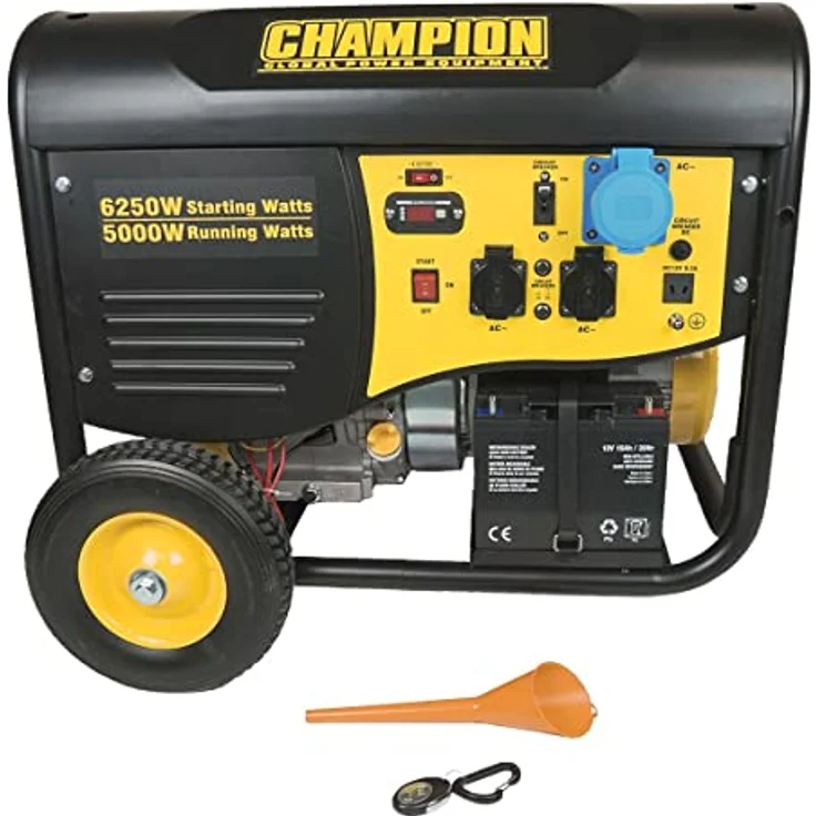 Champion Power Equipment Stromaggregat Benzin 5500 Watt Fernbedienung, 25 l Tank - Preisvergleich – Bild 1