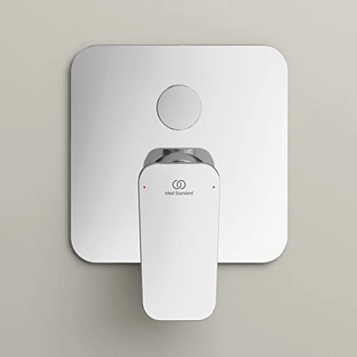 Ideal Standard Ceraplan, Unterputz-Badearmatur in Chrom, mit keramischer Kartusche und Eco-Funktion – Bild 4