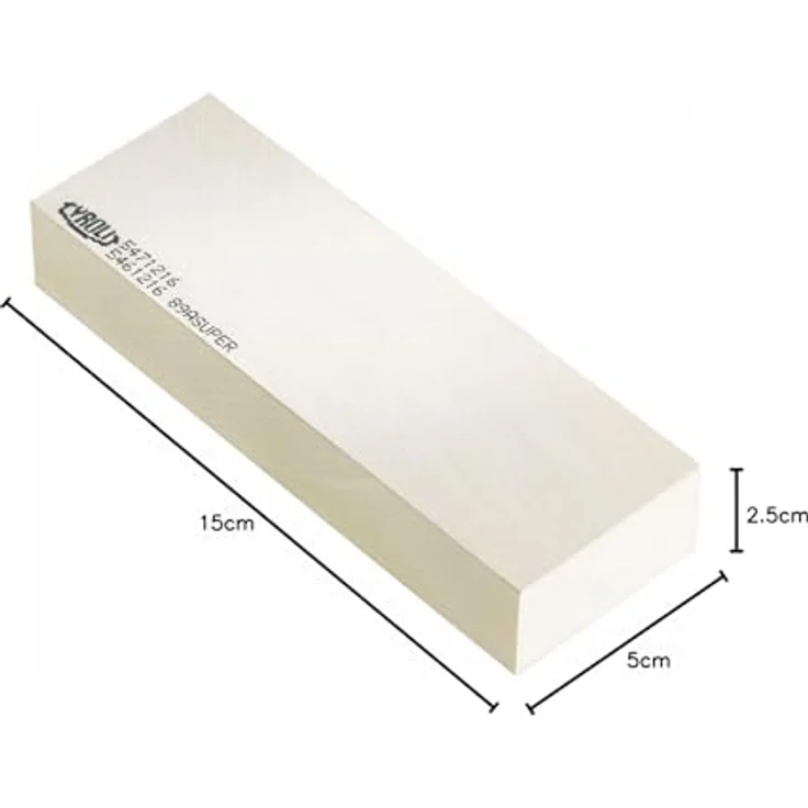 Tyrolit 28467 Abziehstein Superglanz Edelkorund, Form 90B, 50 mm x 25 mm x 150 mm, 520 g, für präzises Schärfen – Bild 3