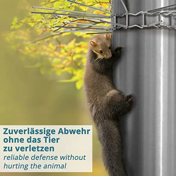 Smartpeas 2x Marderschreck - Marderschutz Für Fallrohr Am Haus Marderabwehr - Schutz – Bild 5