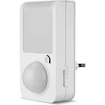 REV Nachtlicht Bewegungsmelder Steckdose, LED, Bewegungsmelder innen, 120°/6m, 5 Min. / Dauerbetrieb, weiss